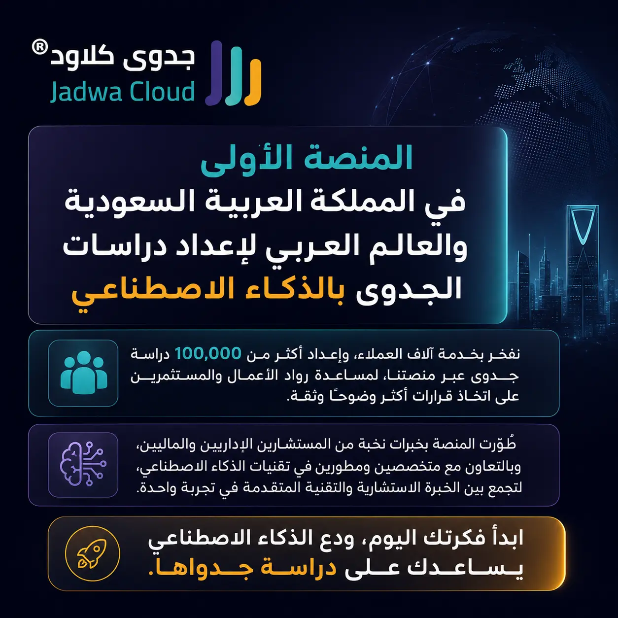 دراسة جدوى فورية بالذكاء الاصطناعي